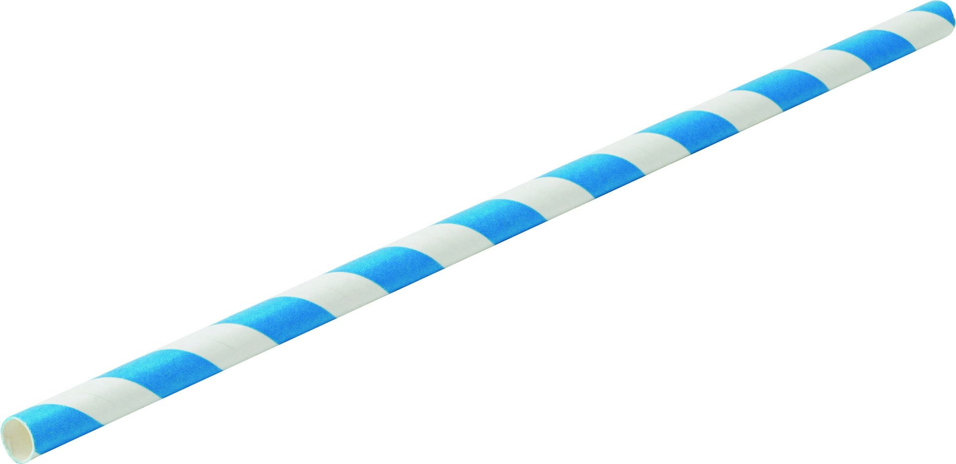 Paper Blue Stripe Straw 8